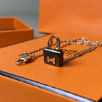 ¡®Twinkle jewelry¡¯CONSTANCE BLACK PEDANT PINK GOLD NECKLACE
