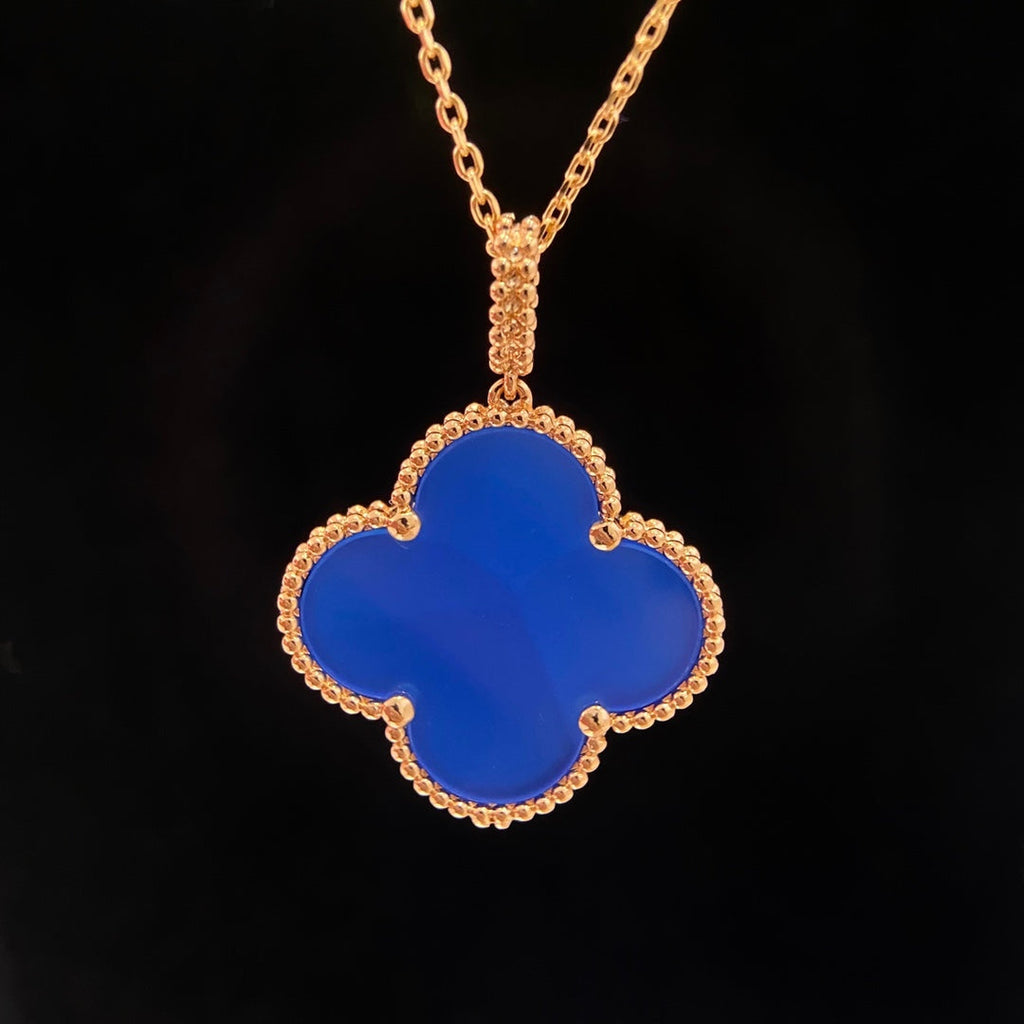 ¡®Twinkle jewelry¡¯CLOVER 25MM NECKLACE TURQUOISE ROSE GOLD