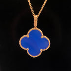 ¡®Twinkle jewelry¡¯CLOVER 25MM NECKLACE TURQUOISE ROSE GOLD