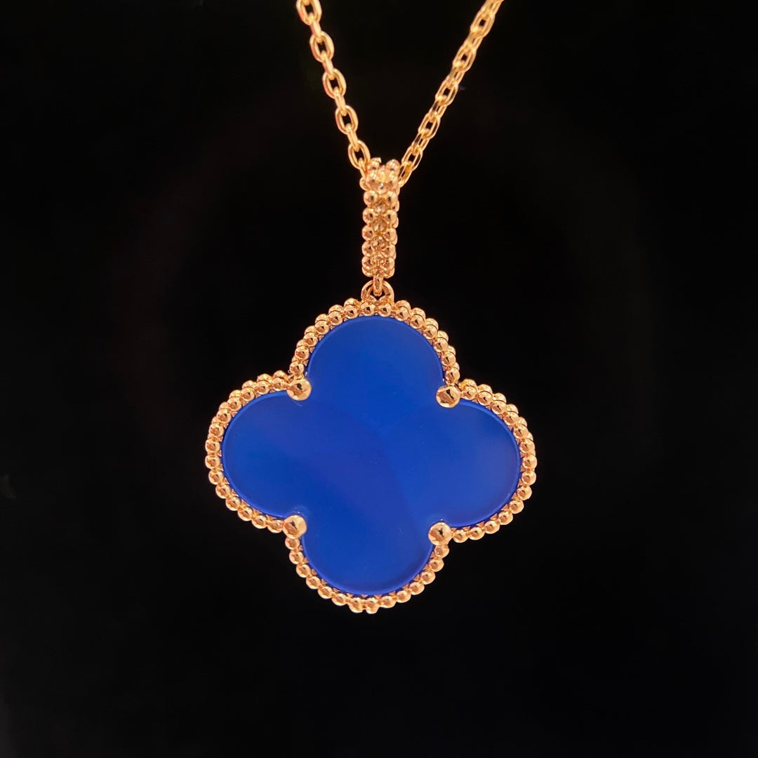 ¡®Twinkle jewelry¡¯CLOVER 25MM NECKLACE TURQUOISE ROSE GOLD