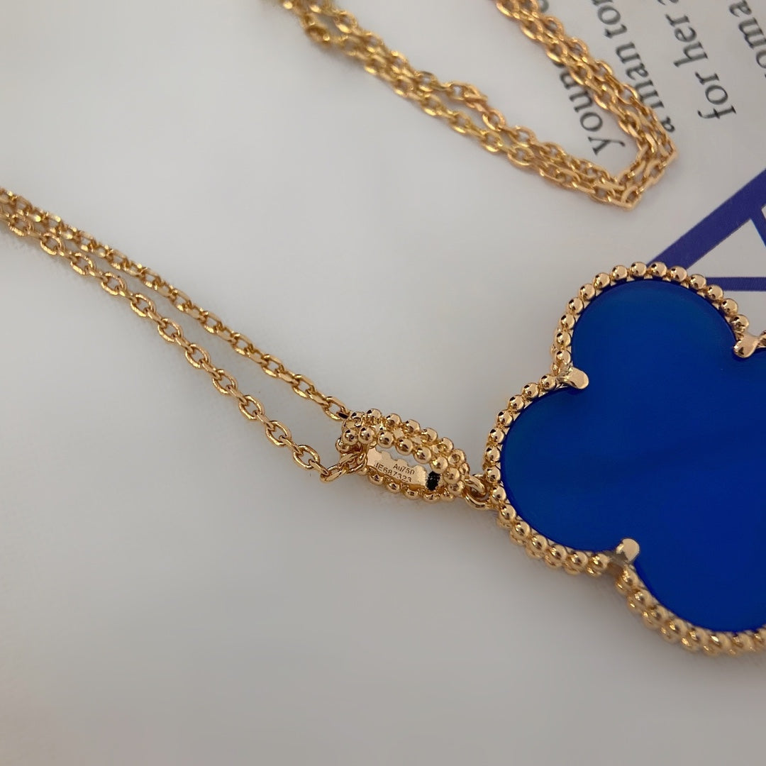 ¡®Twinkle jewelry¡¯CLOVER 25MM NECKLACE TURQUOISE ROSE GOLD