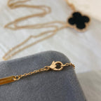 ¡®Twinkle jewelry¡¯CLOVER 25MM NECKLACE GOLD ONYX