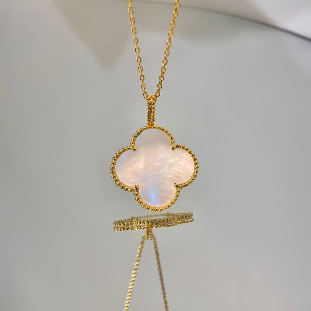 ¡®Twinkle jewelry¡¯CLOVER 25MM MOP LARGE PENDANT NECKLACE