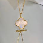 ¡®Twinkle jewelry¡¯CLOVER 25MM MOP LARGE PENDANT NECKLACE