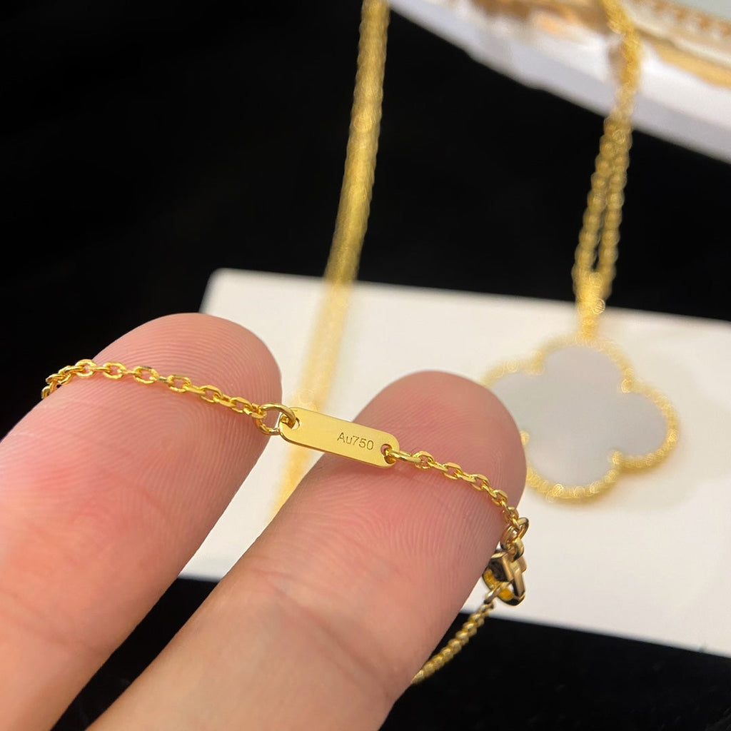¡®Twinkle jewelry¡¯CLOVER 25MM MOP LARGE PENDANT NECKLACE