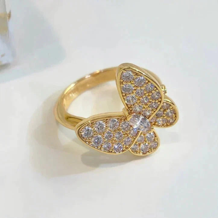 ¡®Twinkle jewelry¡¯BUTTERFLY DIAMOND RING