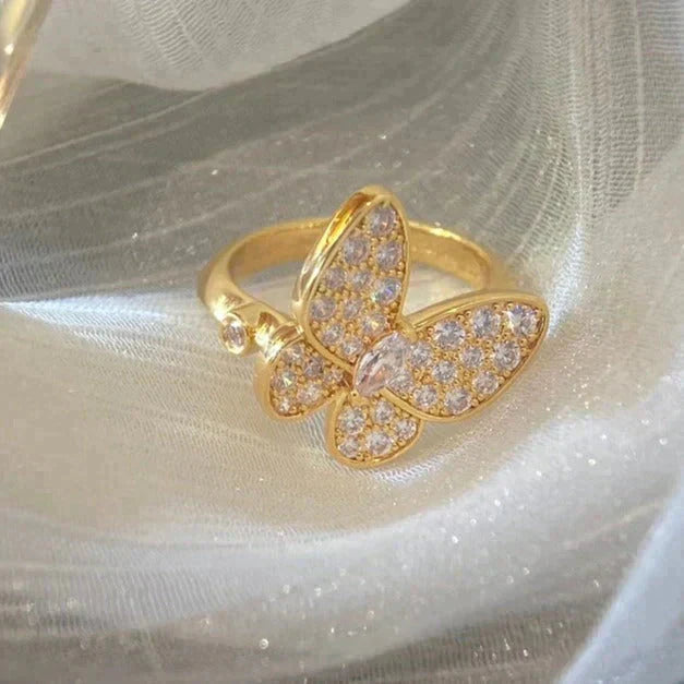 ¡®Twinkle jewelry¡¯BUTTERFLY DIAMOND RING