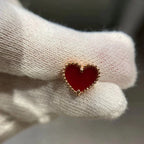 ¡®Twinkle jewelry¡¯HEART CARNELIAN STUD EARRINGS