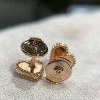 ¡®Twinkle jewelry¡¯HEART CARNELIAN STUD EARRINGS
