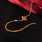 ¡®Twinkle jewelry¡¯COLOR STAR CARNELIAN PINK GOLD DIAMOND BRACELET