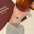 ¡®Twinkle jewelry¡¯COLOR STAR CARNELIAN PINK GOLD DIAMOND BRACELET