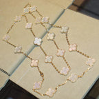¡®Twinkle jewelry¡¯CLOVER 20 MOTIFS WHITE MOP NECKLACE