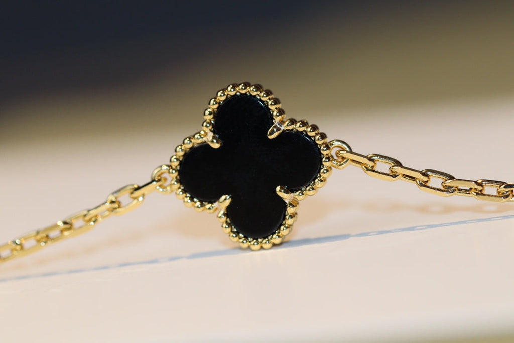 ¡®Twinkle jewelry¡¯CLOVER 20 MOTIFS ONYX ROSE GOLD