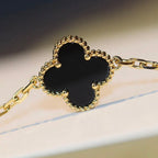 ¡®Twinkle jewelry¡¯CLOVER 20 MOTIFS ONYX NECKLACE