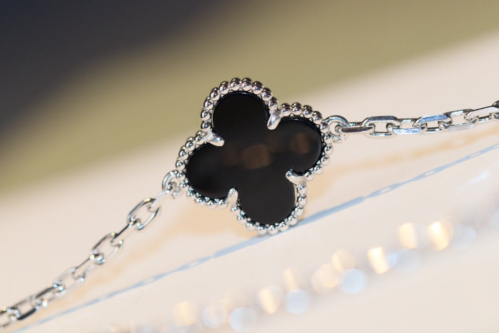 ¡®Twinkle jewelry¡¯CLOVER 20 MOTIFS ONYX DIAMOND SILVER
