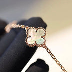 ¡®Twinkle jewelry¡¯CLOVER 20 MOTIFS DARK MOP DIAMOND  NECKLACE