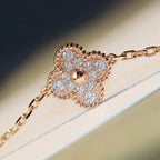 ¡®Twinkle jewelry¡¯CLOVER 20 MOTIFS MALACHITE DIAMOND NECKLACE