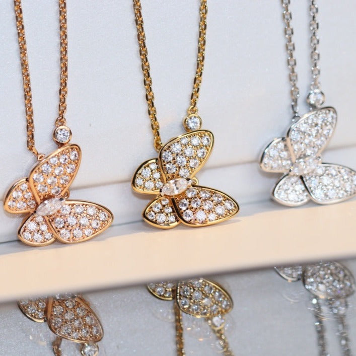 ¡®Twinkle jewelry¡¯BUTTERFLY DIAMOND NECKLACE