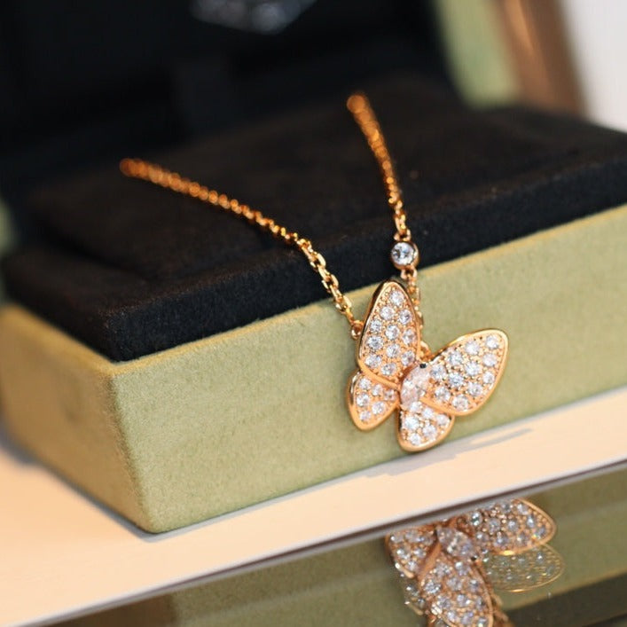 ¡®Twinkle jewelry¡¯BUTTERFLY DIAMOND NECKLACE