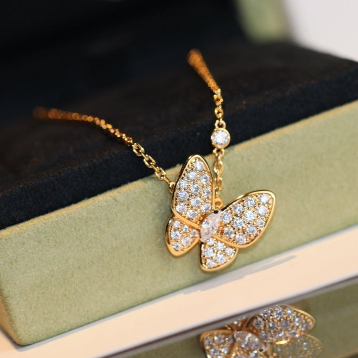 ¡®Twinkle jewelry¡¯BUTTERFLY DIAMOND NECKLACE