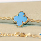 ¡®Twinkle jewelry¡¯CLOVER 20 MOTIFS TURQUOISE GOLD