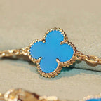 ¡®Twinkle jewelry¡¯CLOVER 20 MOTIFS TURQUOISE GOLD