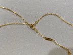 ¡®Twinkle jewelry¡¯CLOVER 25MM NECKLACE GOLD CARNELIAN