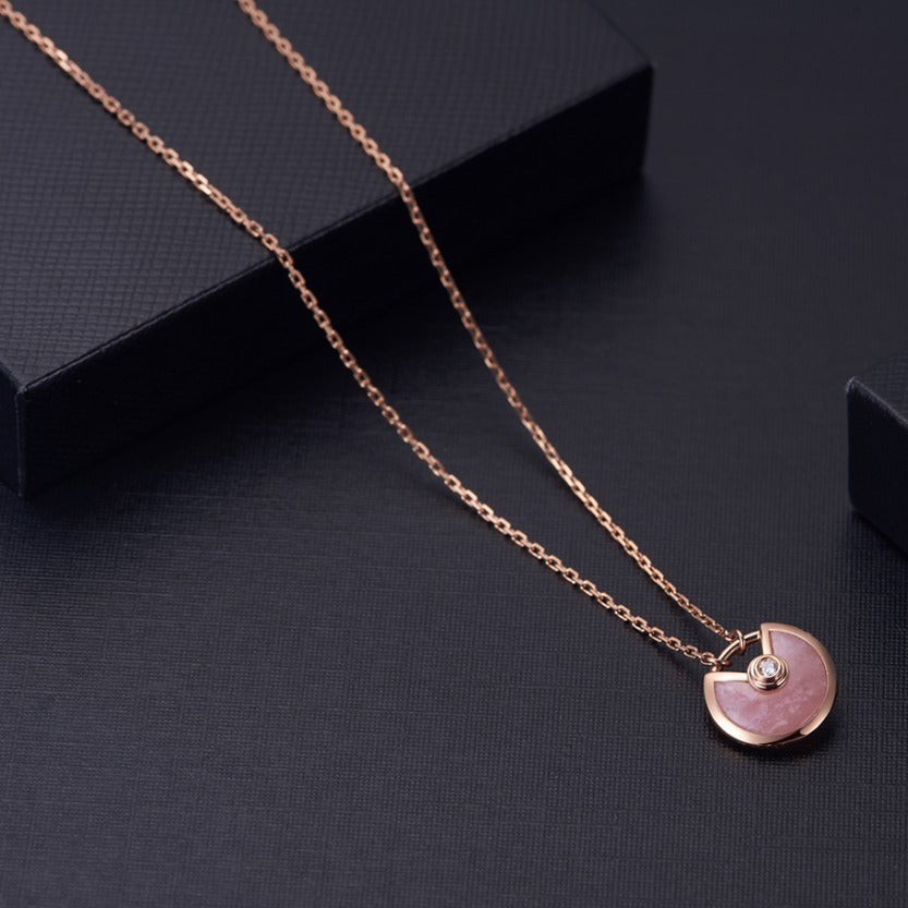 ¡®Twinkle jewelry¡¯AMULETTE ROSE GOLD PINK MOP NECKLACE