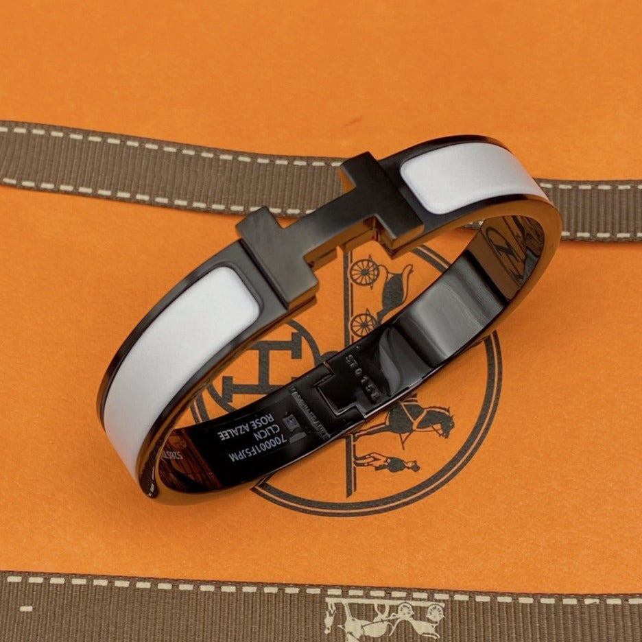 ¡®Twinkle jewelry¡¯H BRACELET 12MM BLACK WHITE CERAMIC