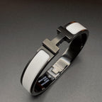 ¡®Twinkle jewelry¡¯H BRACELET 12MM BLACK WHITE CERAMIC