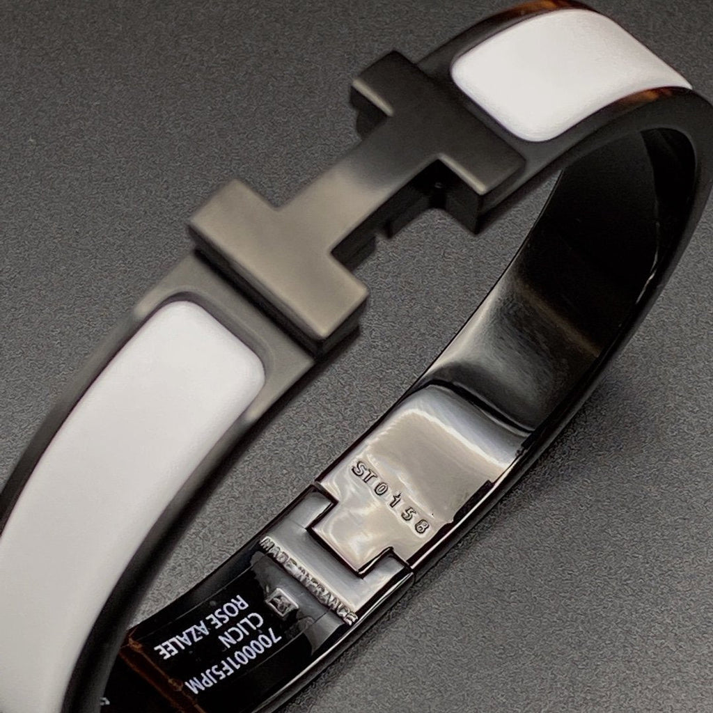 ¡®Twinkle jewelry¡¯H BRACELET 12MM BLACK WHITE CERAMIC