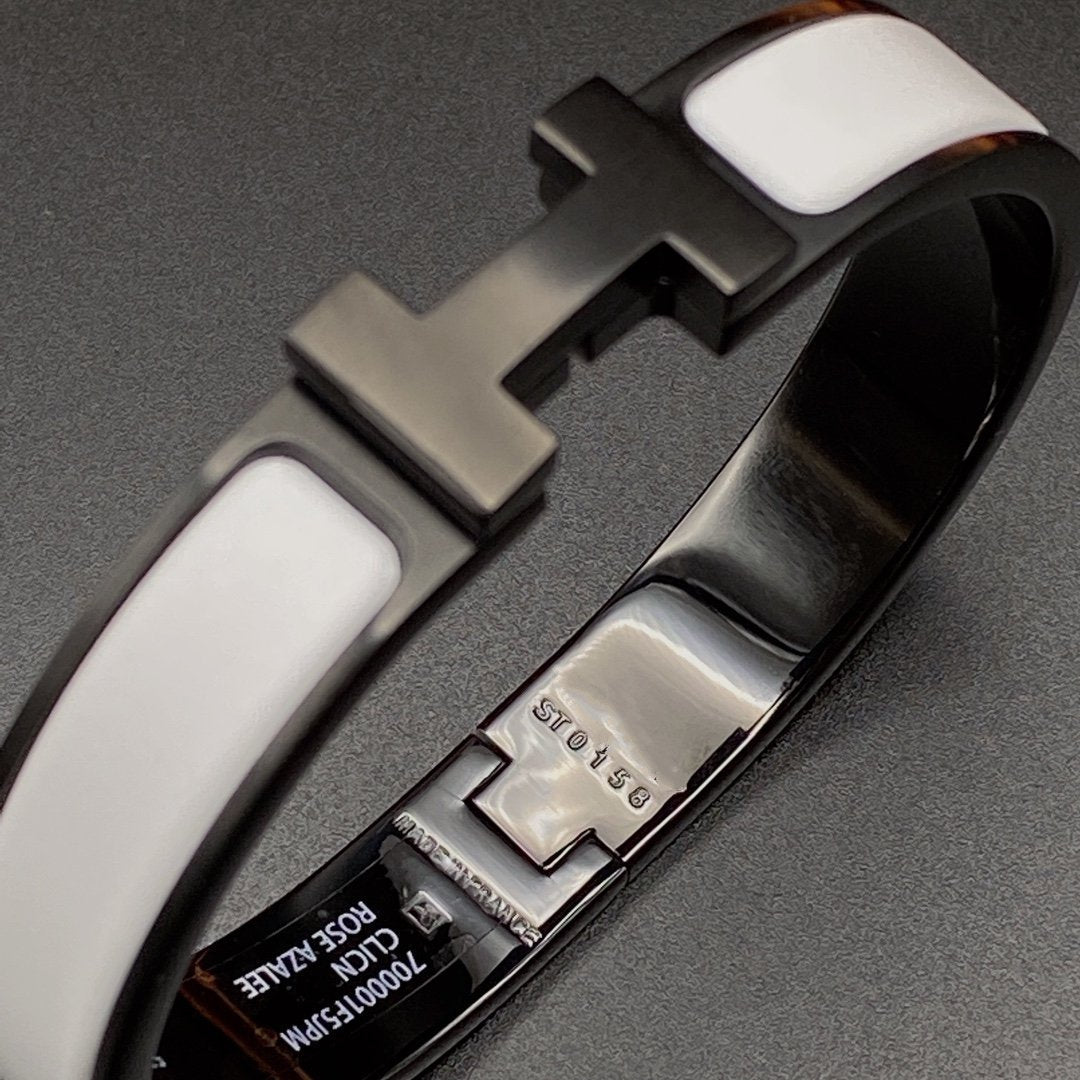 ¡®Twinkle jewelry¡¯H BRACELET 12MM BLACK WHITE CERAMIC
