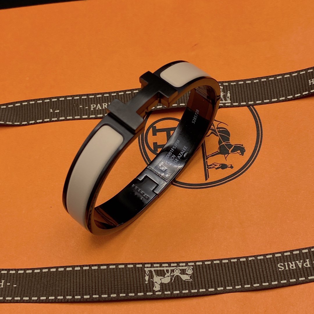 ¡®Twinkle jewelry¡¯H BRACELET 12MM BLACK BEIGE CERAMIC