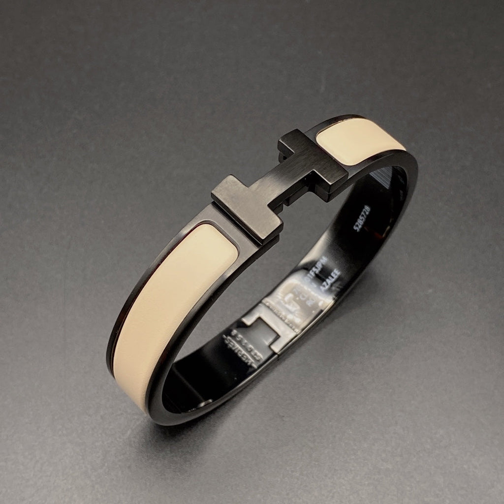¡®Twinkle jewelry¡¯H BRACELET 12MM BLACK BEIGE CERAMIC