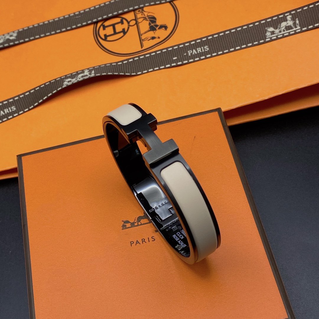 ¡®Twinkle jewelry¡¯H BRACELET 12MM BLACK BEIGE CERAMIC