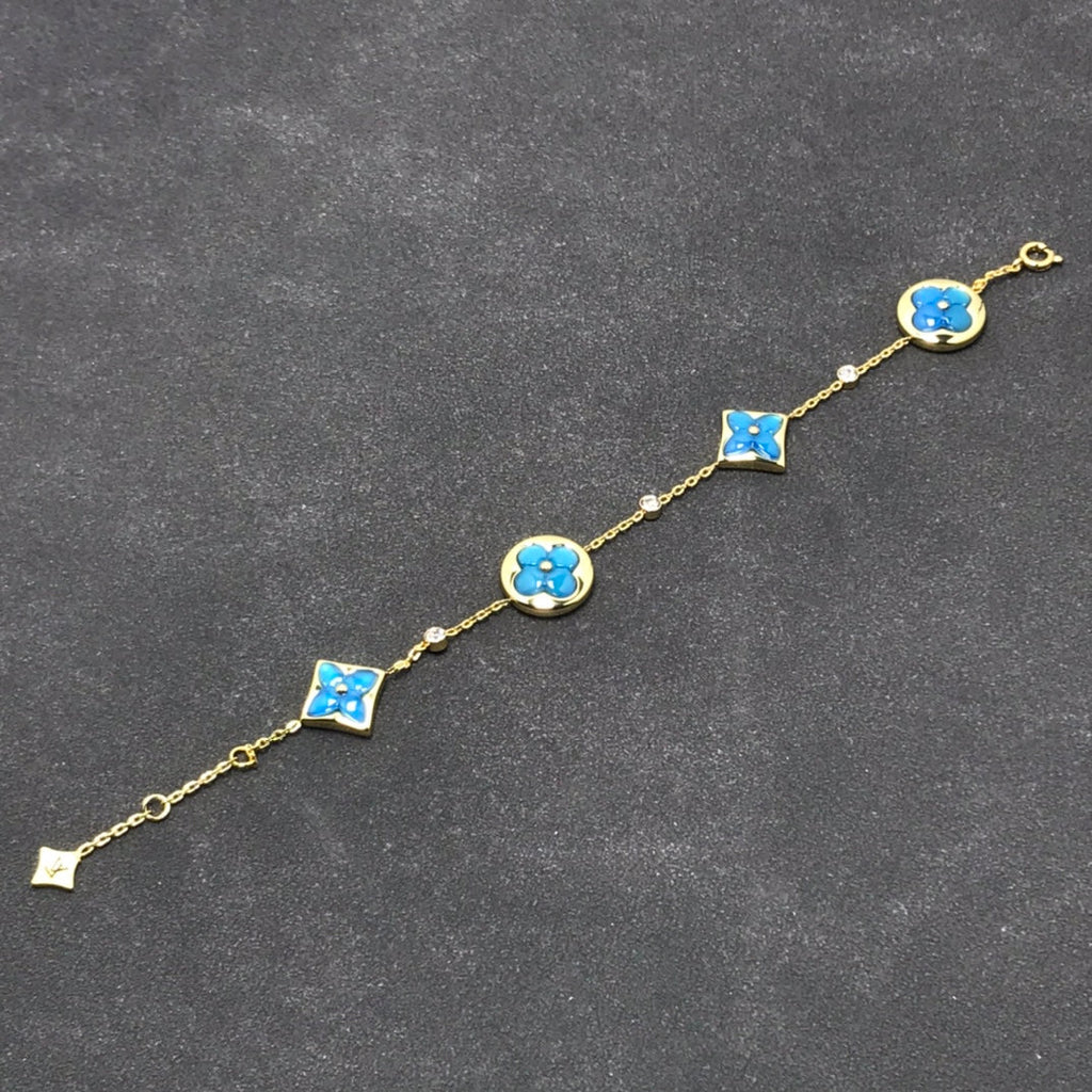 ¡®Twinkle jewelry¡¯STAR AND SUN TURQUOISE 4 MOTIFS 3 DIAMONDS