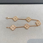 [Twinkle jewelry] New  CLOVER 5 MOTIF FULL DIAMOND BRACELET COLLECTION