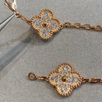 [Twinkle jewelry] New  CLOVER 5 MOTIF FULL DIAMOND BRACELET COLLECTION