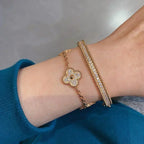 [Twinkle jewelry] New  CLOVER 5 MOTIF FULL DIAMOND BRACELET COLLECTION