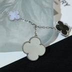 ¡®Twinkle jewelry¡¯CLOVER BRACELET 5 MOTIFS MOP CHALCEDONY SILVER