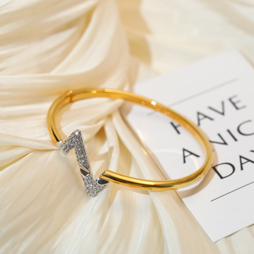 ¡®Twinkle jewelry¡¯VOLTE UPSITE DOWN GOLD DIAMOND BRACELET