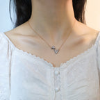 ¡®Twinkle jewelry¡¯VOLT SILVER DIAMOND PEDANT NECKLACE