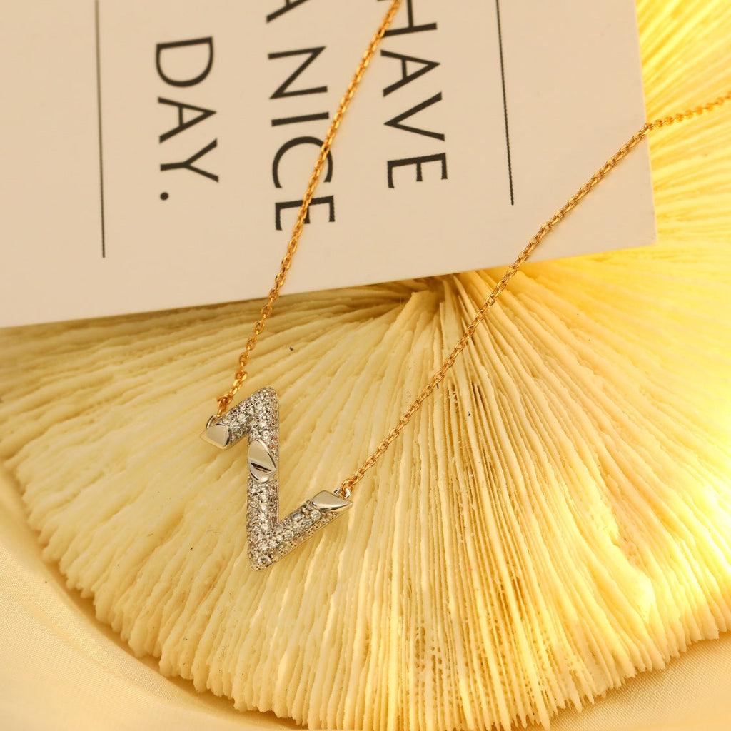 ¡®Twinkle jewelry¡¯VOLT SILVER DIAMOND PEDANT NECKLACE