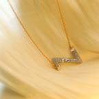 ¡®Twinkle jewelry¡¯VOLT SILVER DIAMOND PEDANT NECKLACE