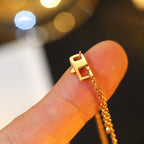 ¡®Twinkle jewelry¡¯STAR AND SUN DIAMOND PINK GOLD NECKLACE