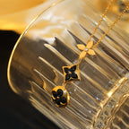 ¡®Twinkle jewelry¡¯STAR AND SUN ONYX PINK GOLD NECKLACE