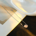 ¡®Twinkle jewelry¡¯SUN MOTIF PINK MOP SILVER BRACELET
