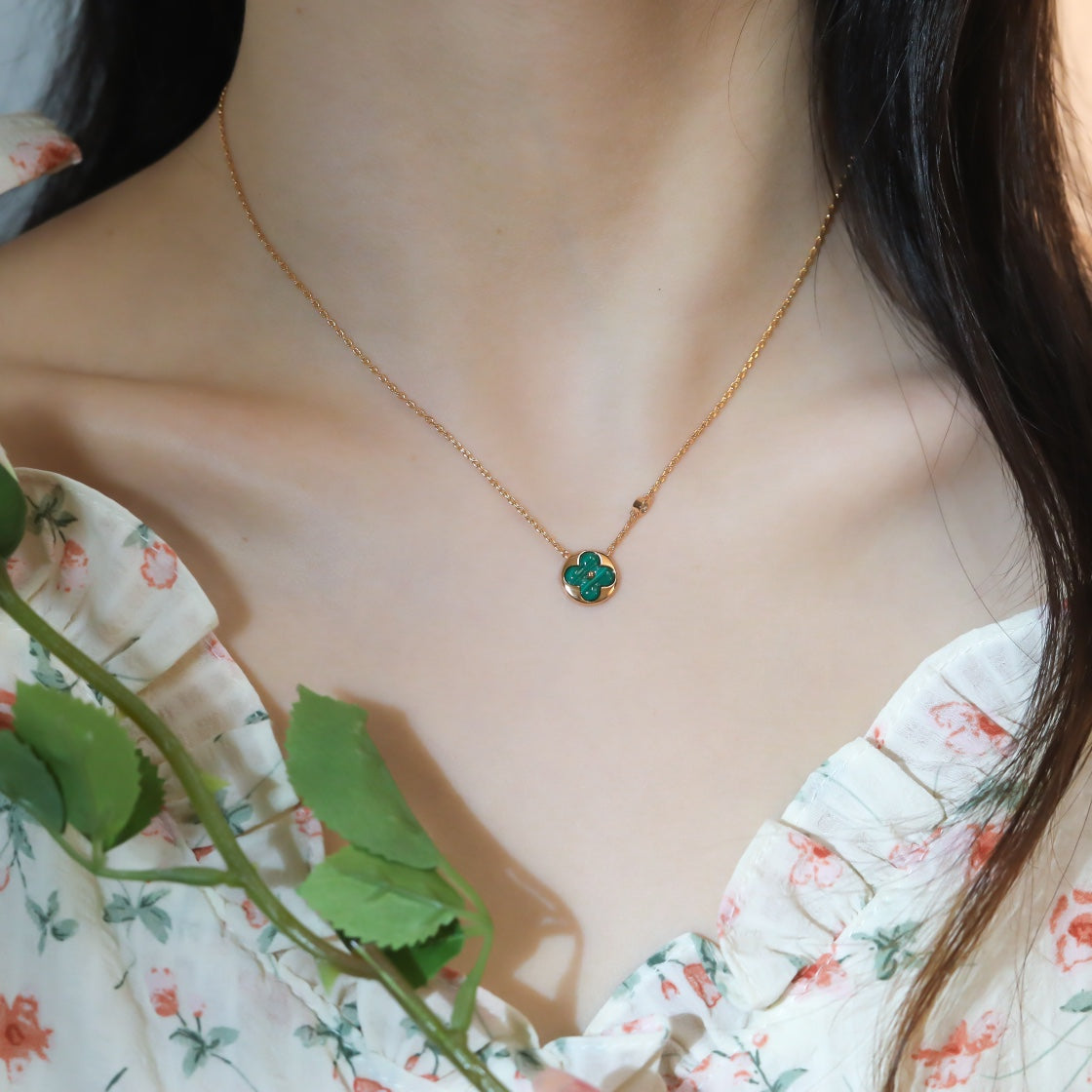 ¡®Twinkle jewelry¡¯SUN PEDANT PINK GOLD 1 DIAMOND NECKLACE