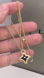 ¡®Twinkle jewelry¡¯STAR PEDANT PINK GOLD DIAMOND NECKLACE