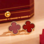 ¡®Twinkle jewelry¡¯CLOVER MEDIUM 1 MOTIFS CARNELIAN  EARRINGS